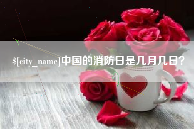 无锡中国的消防日是几月几日？