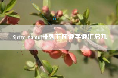 无锡排列五图谜字谜汇总九