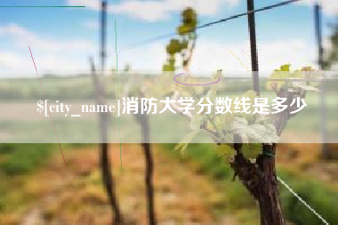 无锡消防大学分数线是多少