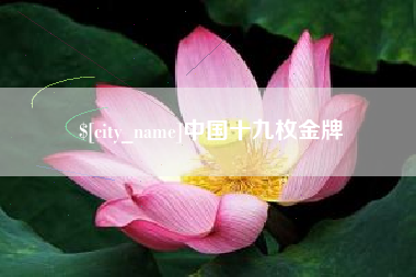 无锡中国十九枚金牌