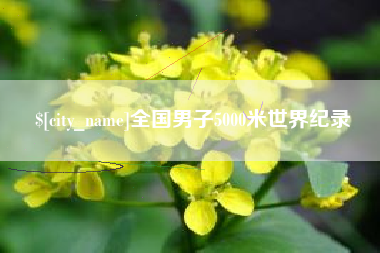 无锡全国男子5000米世界纪录