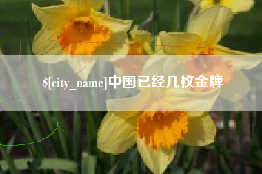 无锡中国已经几枚金牌
