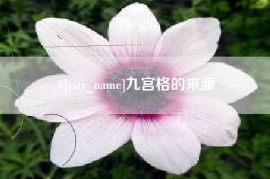 无锡九宫格的来源