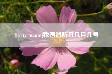 无锡我国消防日几月几号
