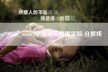 无锡中国消防救援学院 分数线