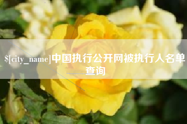 无锡中国执行公开网被执行人名单查询