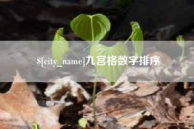 无锡九宫格数字排序