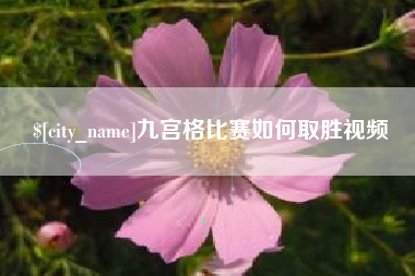 无锡九宫格比赛如何取胜视频