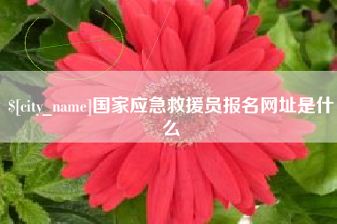 无锡国家应急救援员报名网址是什么