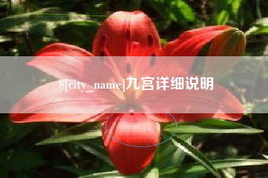无锡九宫详细说明