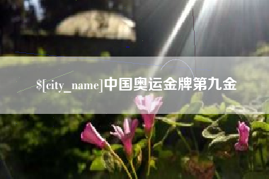 无锡中国奥运金牌第九金
