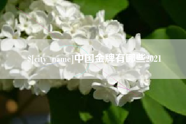 无锡中国金牌有哪些2021