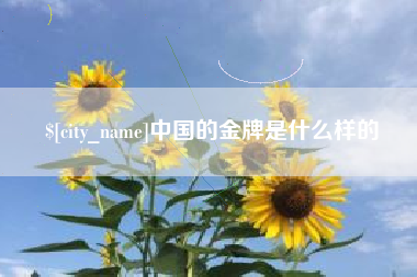 无锡中国的金牌是什么样的