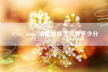 无锡消防救援学院要多少分